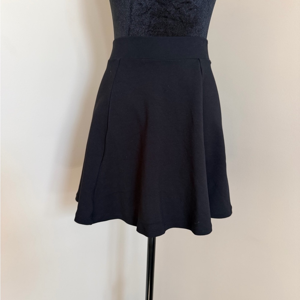 Classic Black A-Line Skirt - Women's Skater Style